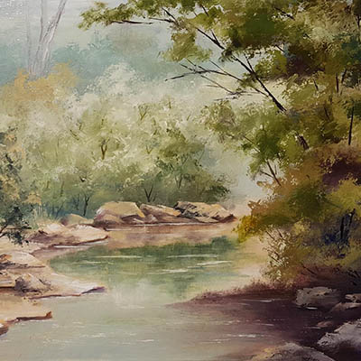 HomePage 8 Creek artwork by Helen Hornibrook