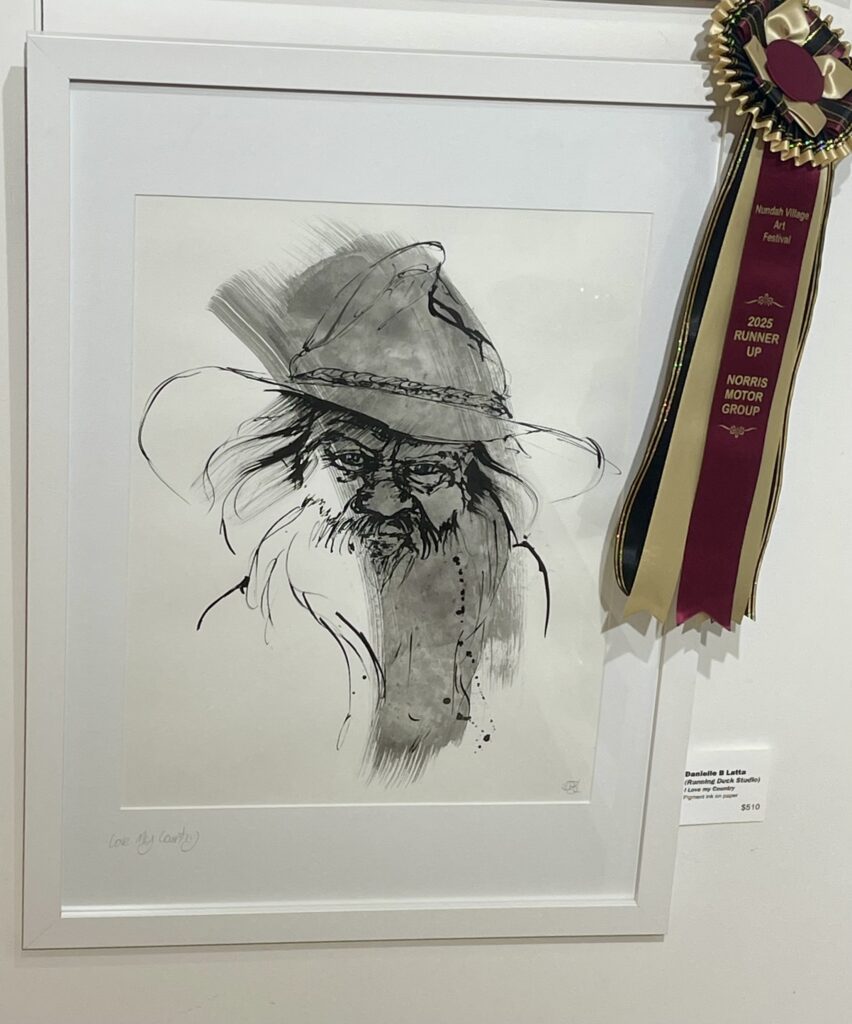 Black and white drawing by Danielle B Latta